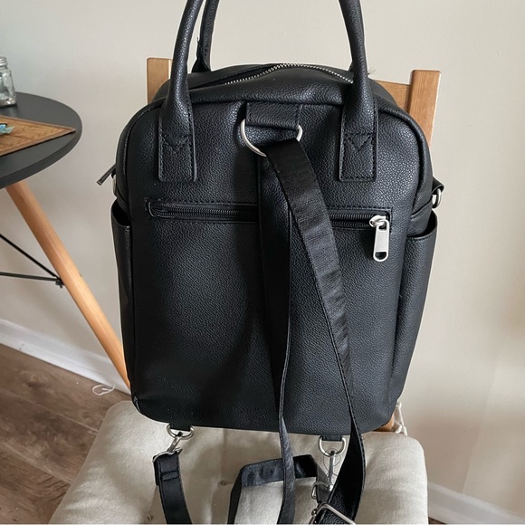 SOLD / French Connection Faux Leather Backpack - Picture 4 of 4